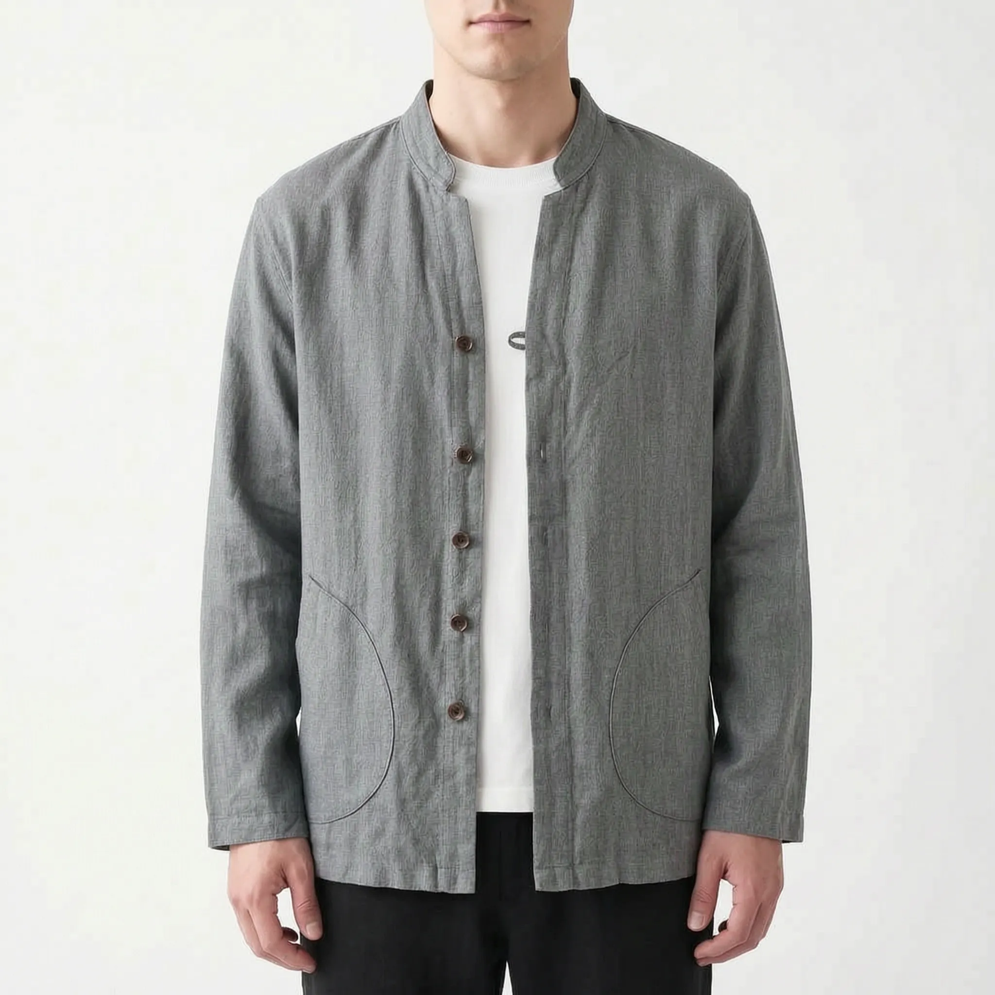 Oxfell™ -  Long Sleeve Casual Shirt -  Layering Over T-Shirts