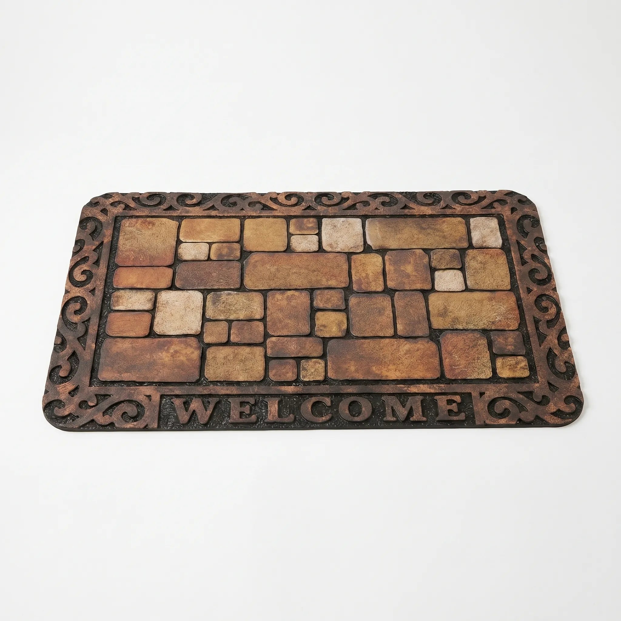Pebblia™ -  Decorative Indoor Welcome Mat -  Managing Entryway Dirt