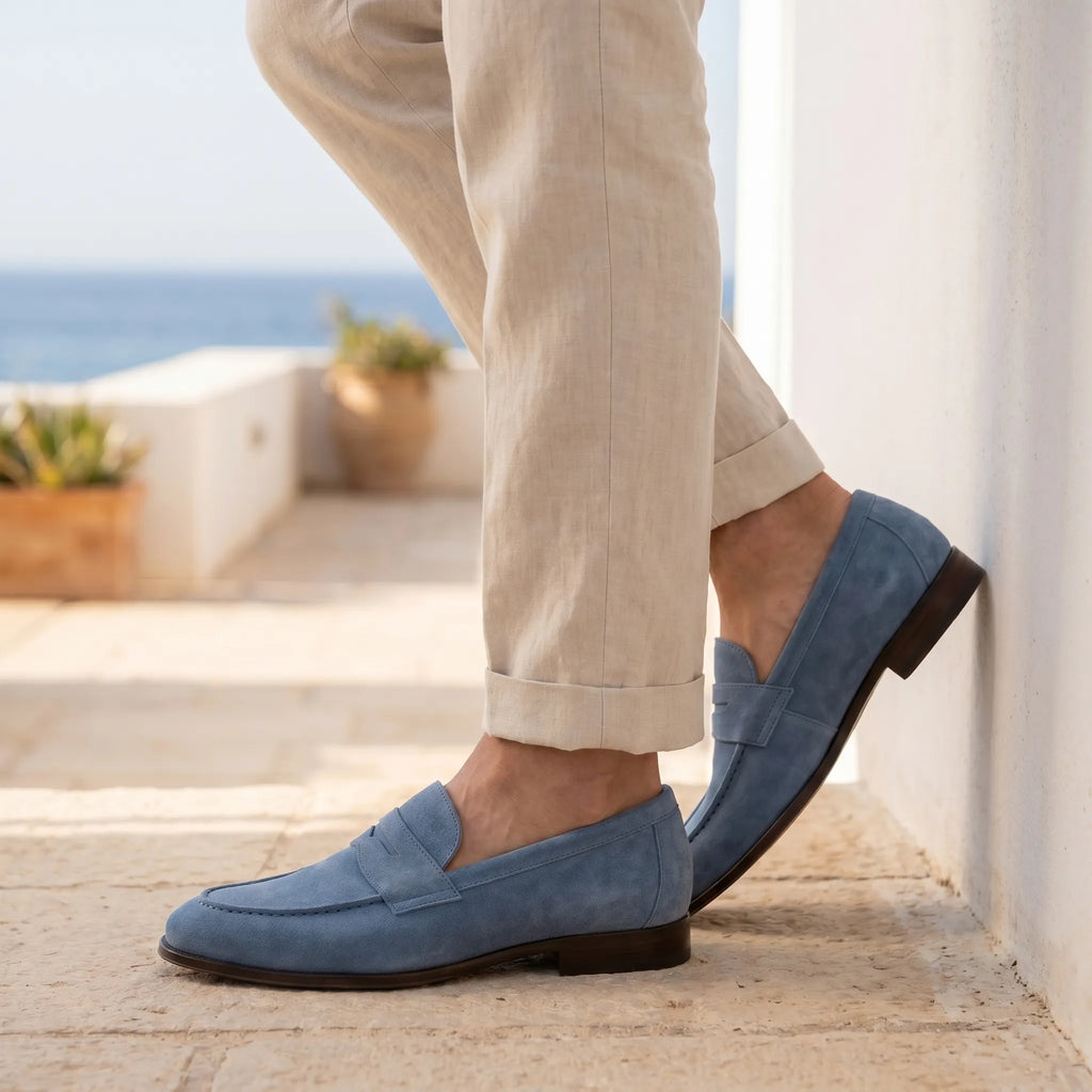 Pennyllo™ -  Men's Slip-On Penny Loafers -  Smart Casual Styling