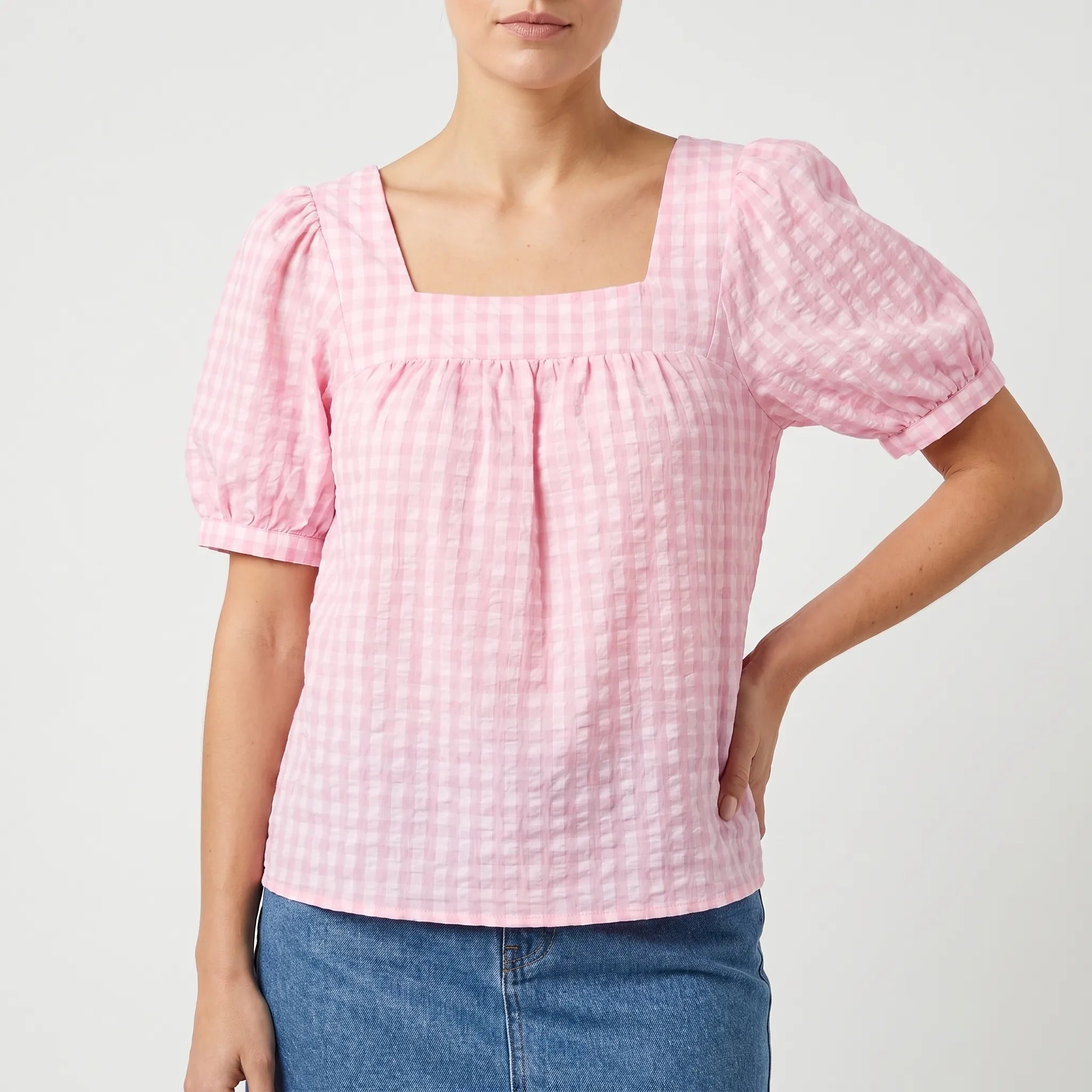 Pichett™ -  Casual Square Neck Blouse -  Weekend Brunches