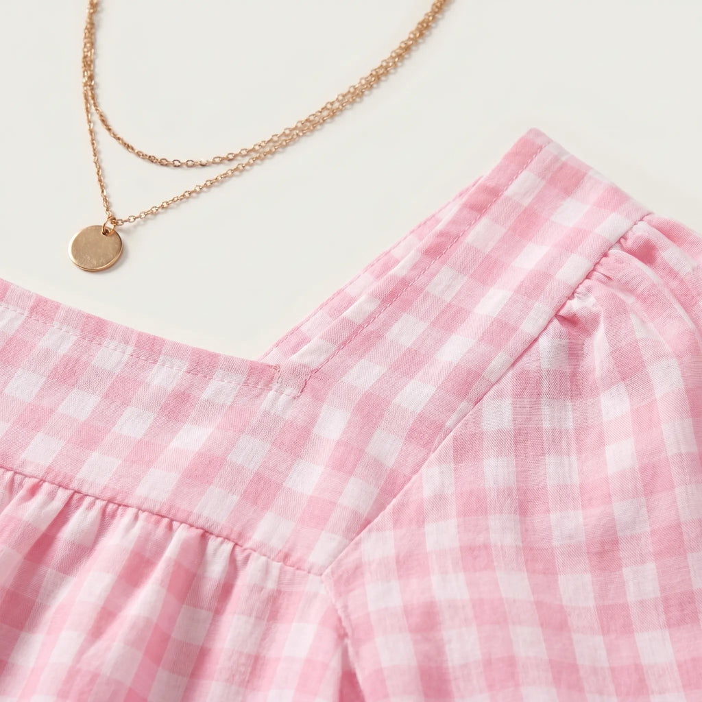 Pichett™ -  Casual Square Neck Blouse -  Weekend Brunches