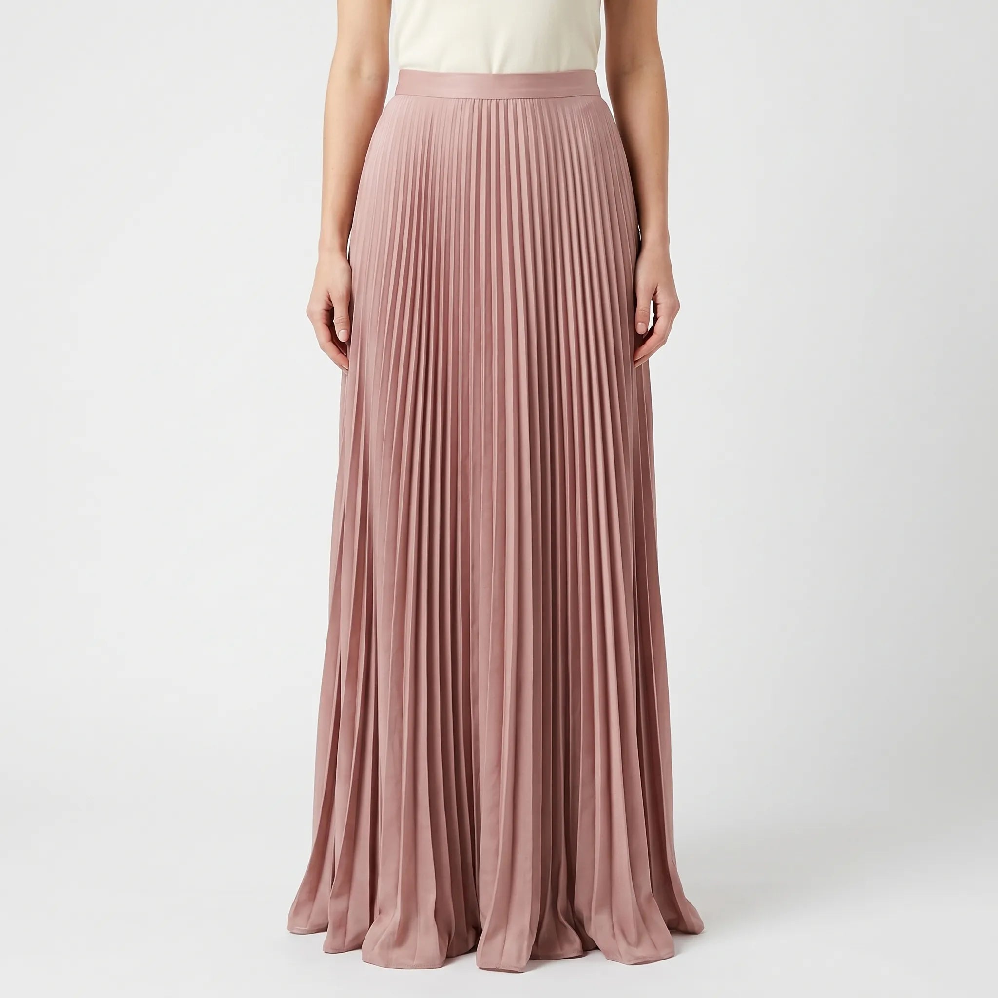 Pleatria™ -  Pleated Maxi Skirt -  Summer City Walks