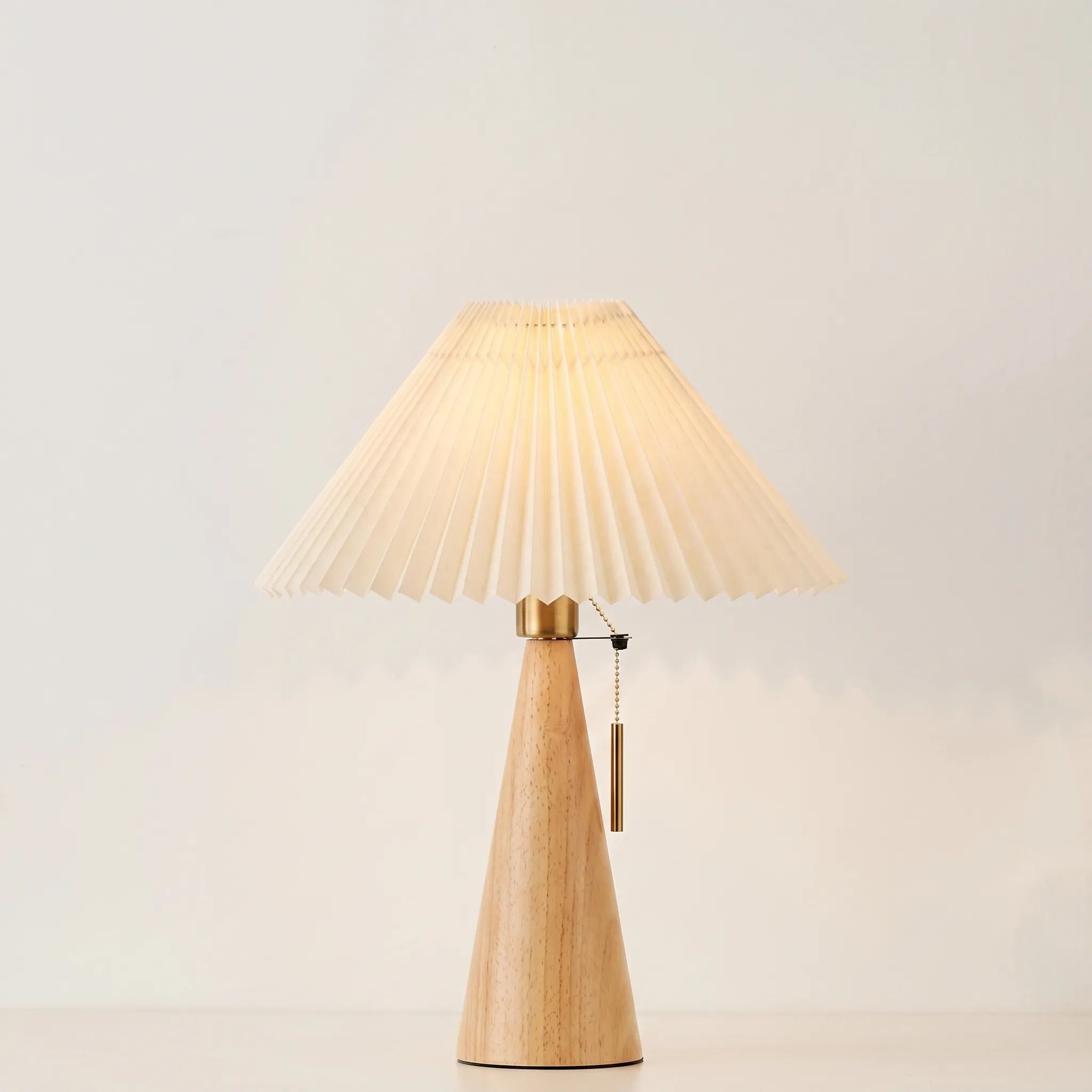 Plicata™ -  Minimalist Pleated Table Lamp -  Illuminating Reading Nooks