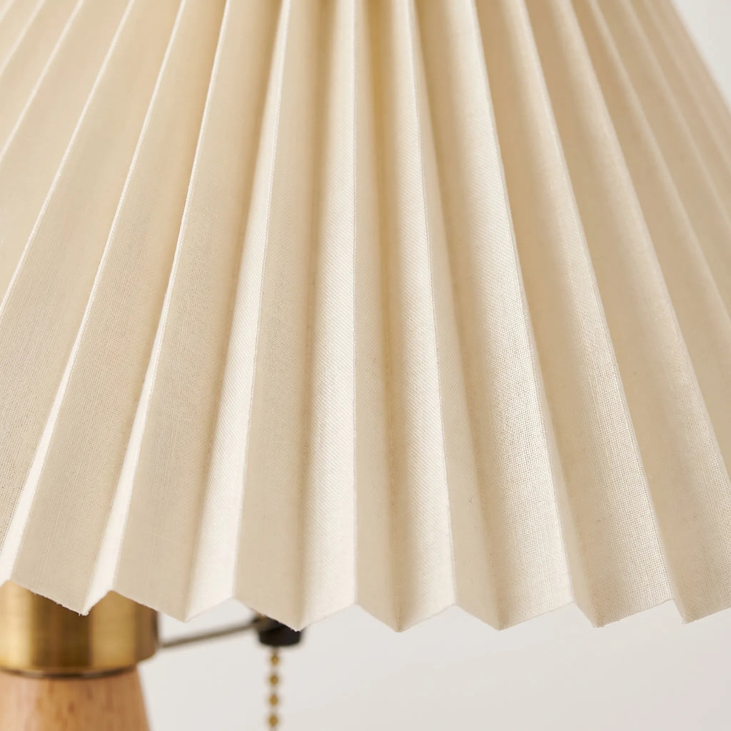 Plicata™ -  Minimalist Pleated Table Lamp -  Illuminating Reading Nooks