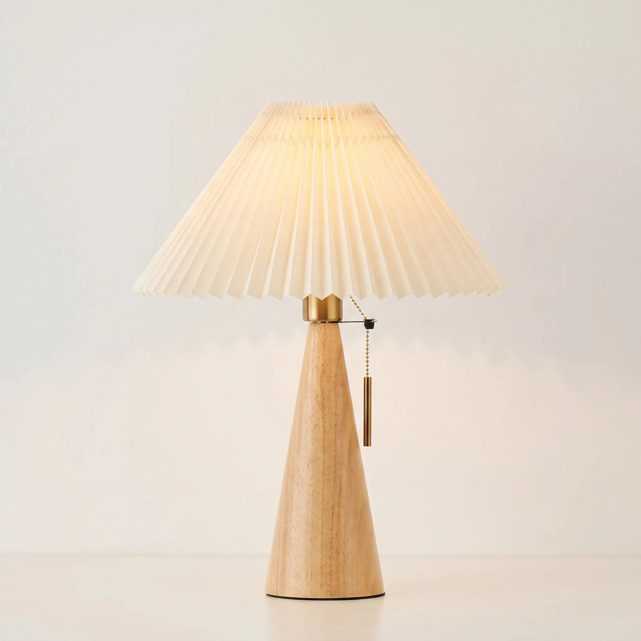 Plicata™ -  Minimalist Pleated Table Lamp -  Illuminating Reading Nooks