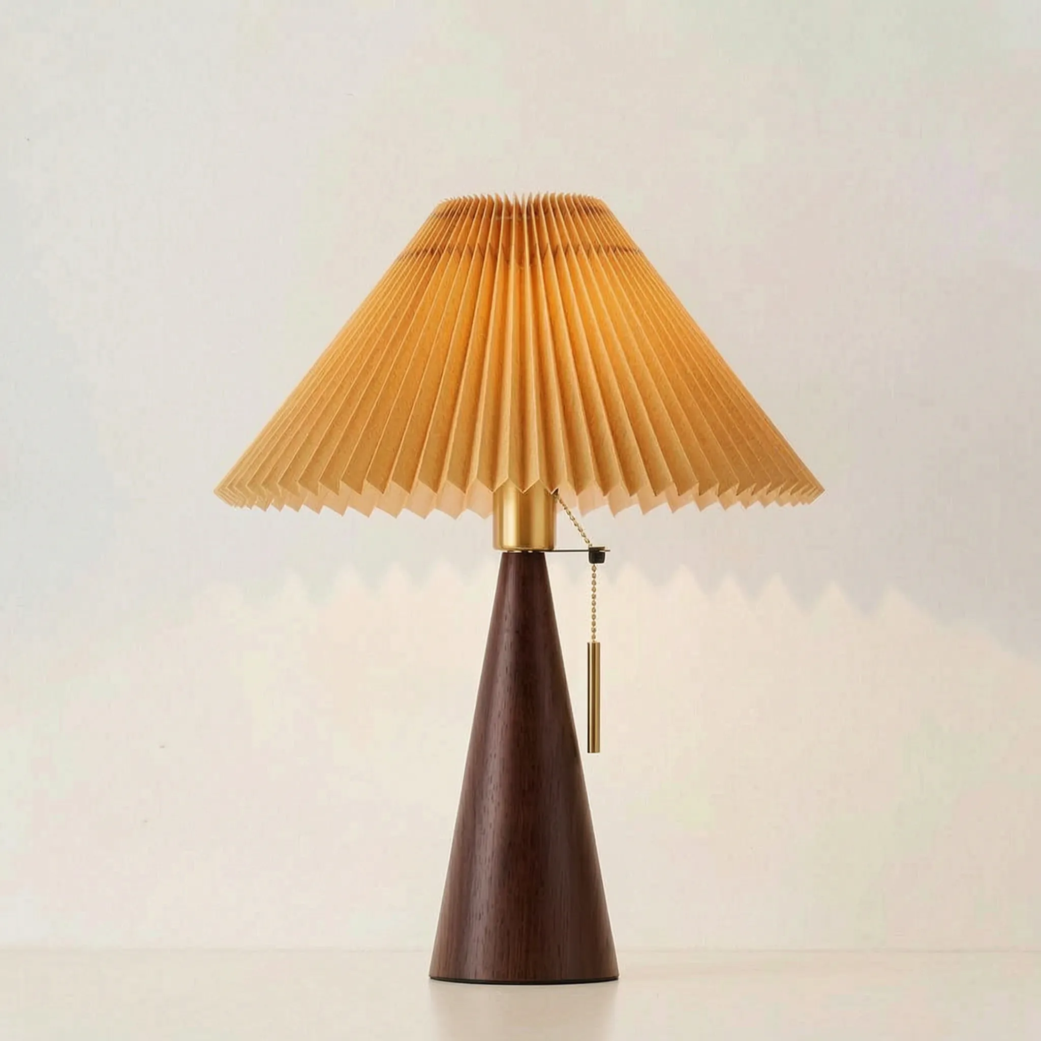 Plicata™ -  Minimalist Pleated Table Lamp -  Illuminating Reading Nooks