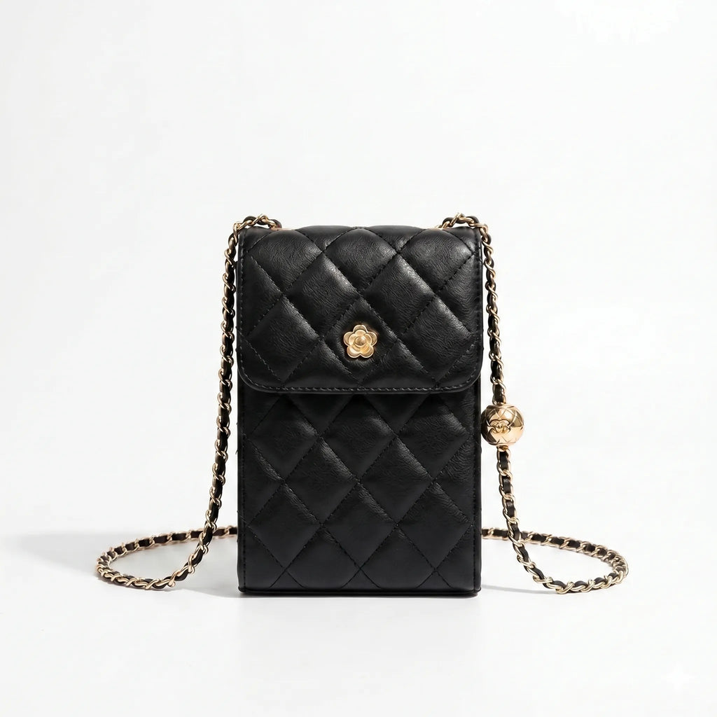 Quiltis™ -  Quilted Mini Crossbody Bag -  Carrying Daily Essentials