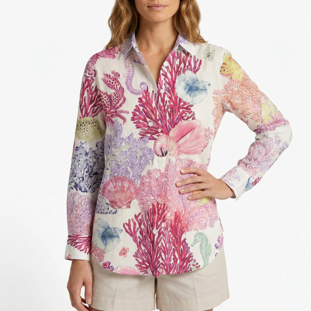 Reefglow™ -  Relaxed Fit Printed Shirt -  Casual Weekend Wear