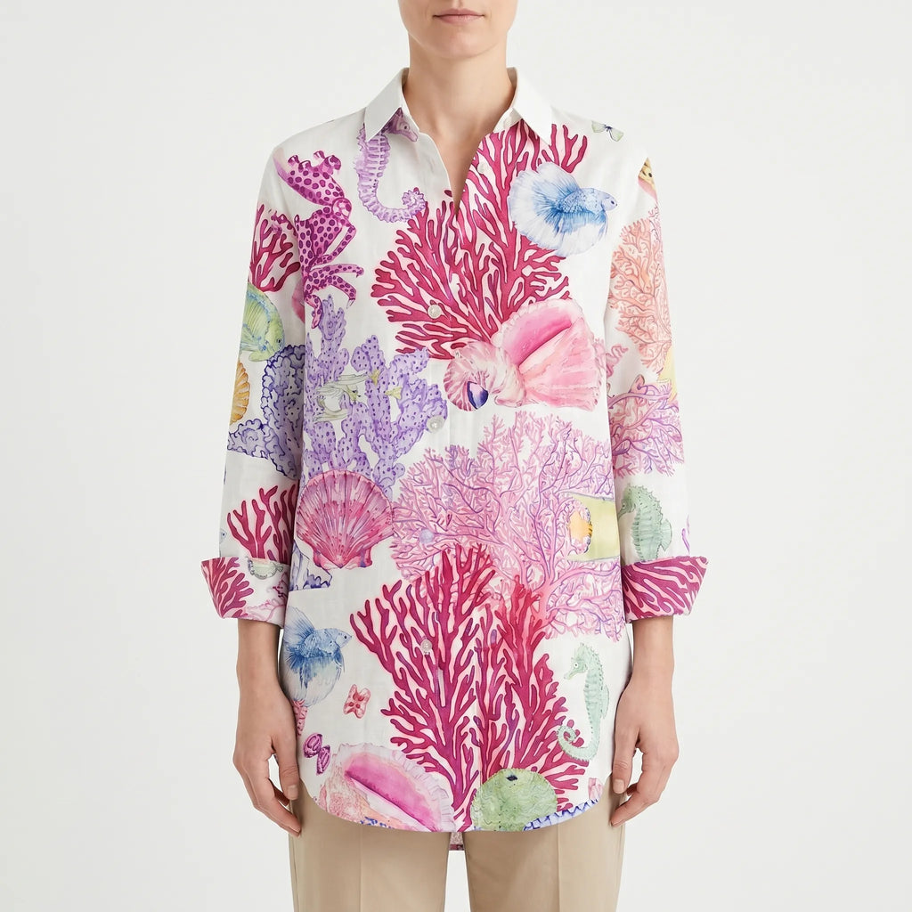Reefglow™ -  Relaxed Fit Printed Shirt -  Casual Weekend Wear