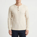 Ribston™ -  Long Sleeve Henley Shirt -  Casual Office Dressing