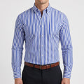 Rovik™ -  Men's Striped Long Sleeve Shirt -  Office Wear