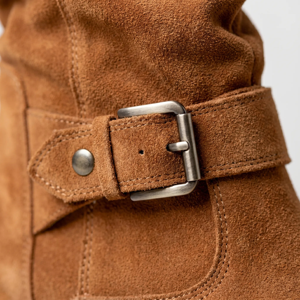 Ruchela™ -  Slouchy Block Heel Boots -  Everyday Casual Wear