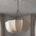 Ruchella™ -  Ruched Shade Ceiling Lamp -  Illuminating Dining Spaces