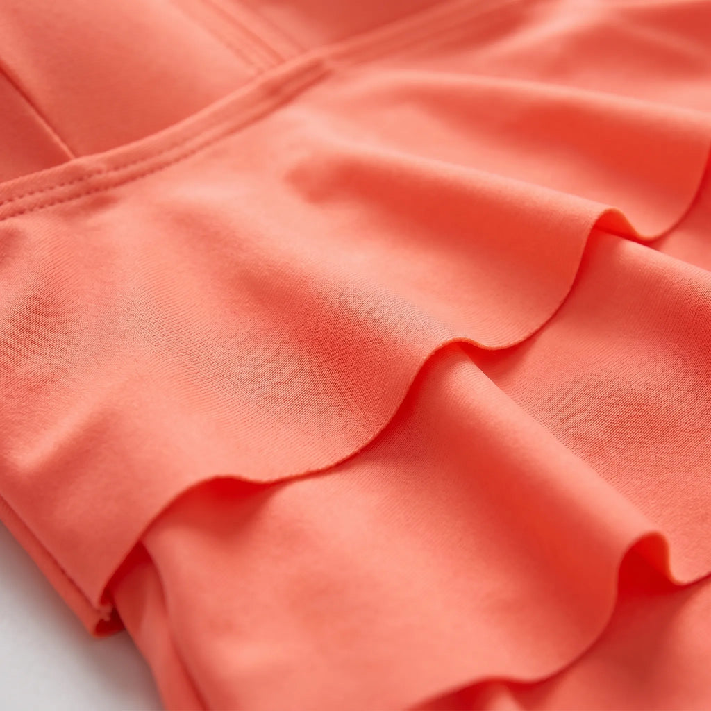 Rufflesse™ -  Tiered Ruffle Swimsuit -  Poolside Lounging