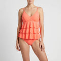 Rufflesse™ -  Tiered Ruffle Swimsuit -  Poolside Lounging