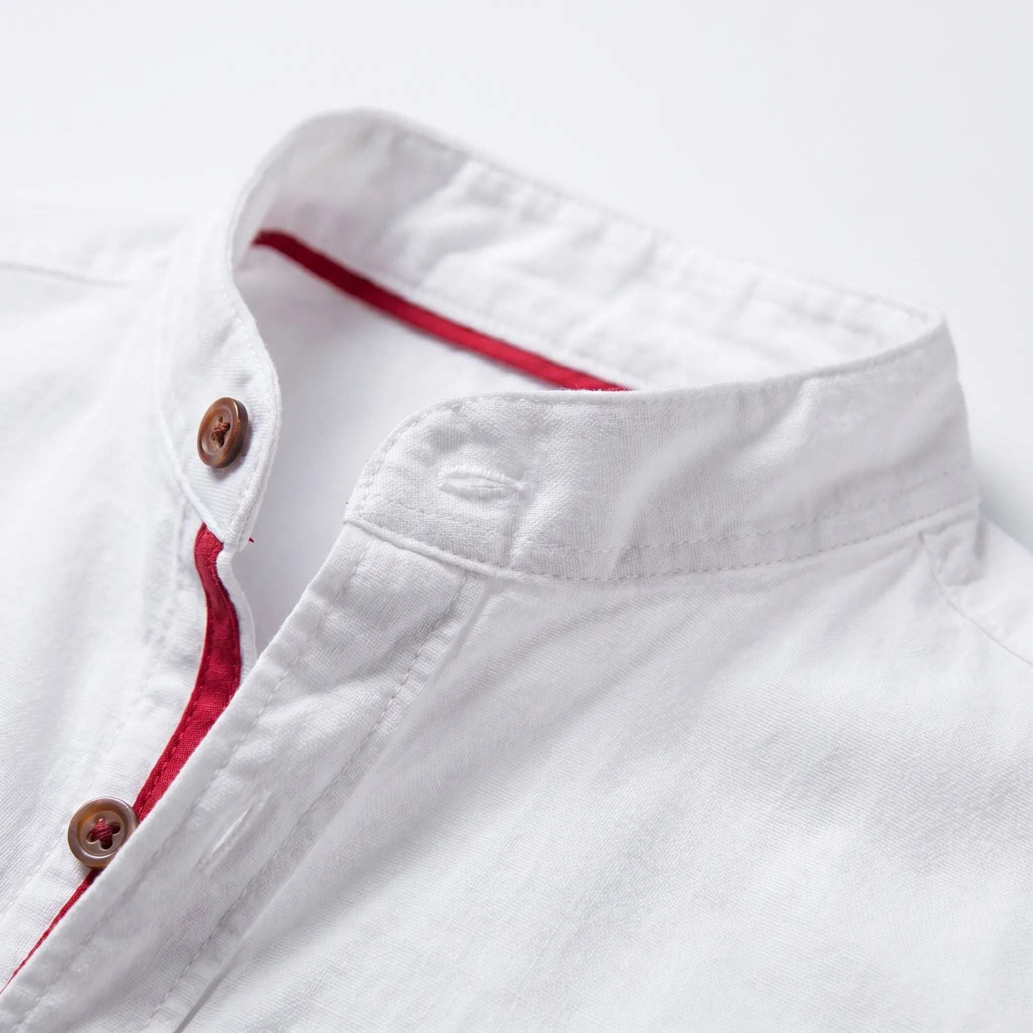 Sartium™ -  Slim Fit Mandarin Shirt -  Smart Casual Wear