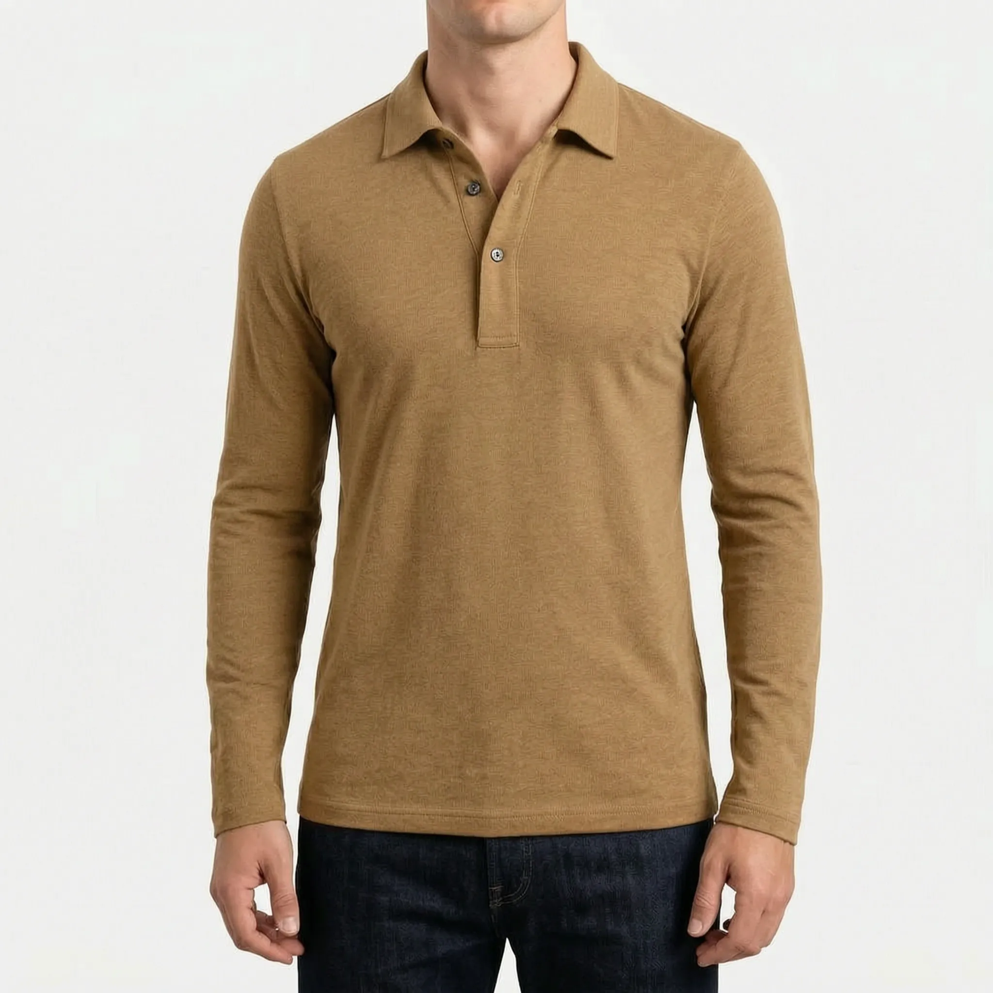 Sartoris™ -  Long Sleeve Polo Shirt -  Workday Styling