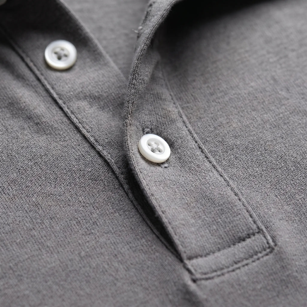 Sartoris™ -  Long Sleeve Polo Shirt -  Workday Styling