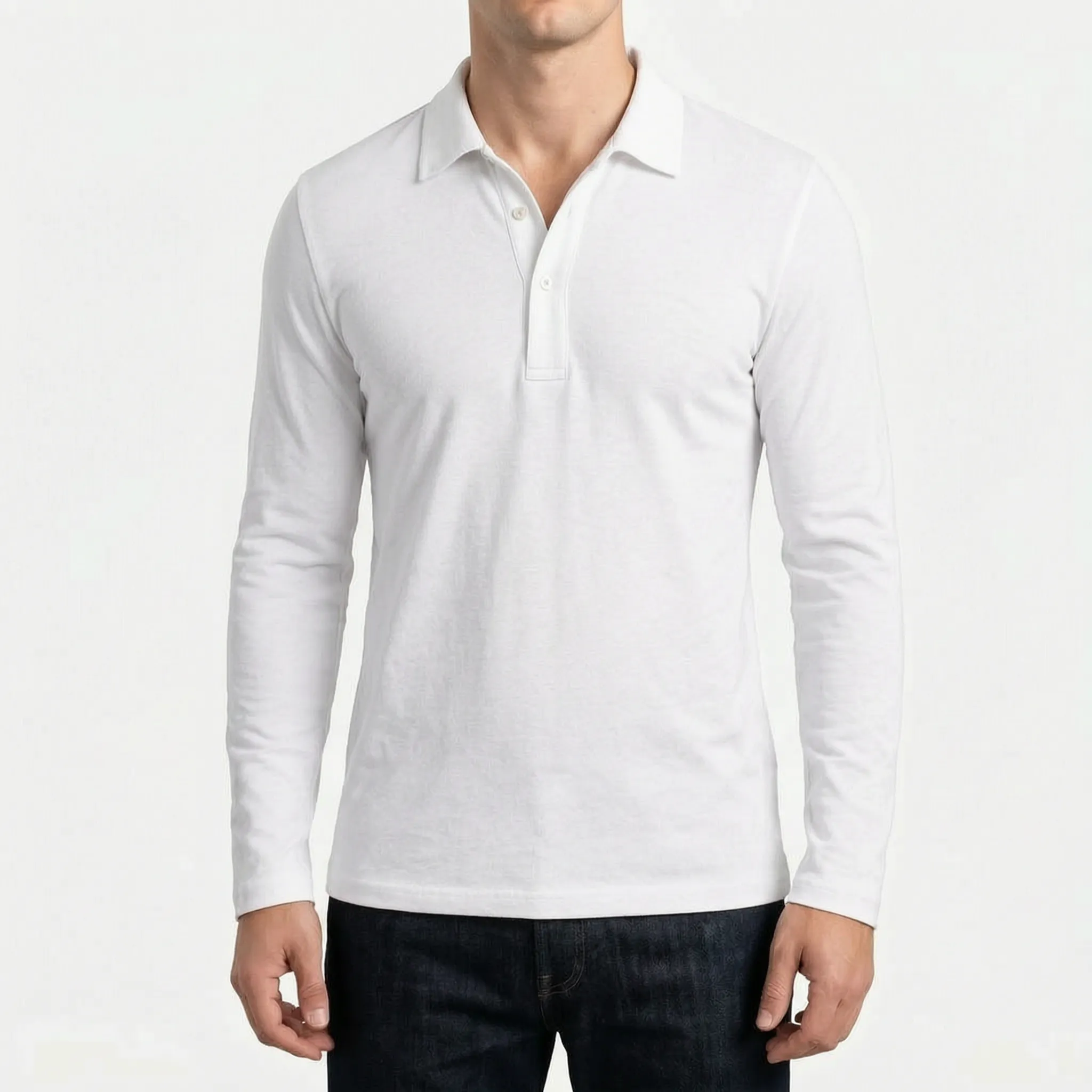 Sartoris™ -  Long Sleeve Polo Shirt -  Workday Styling