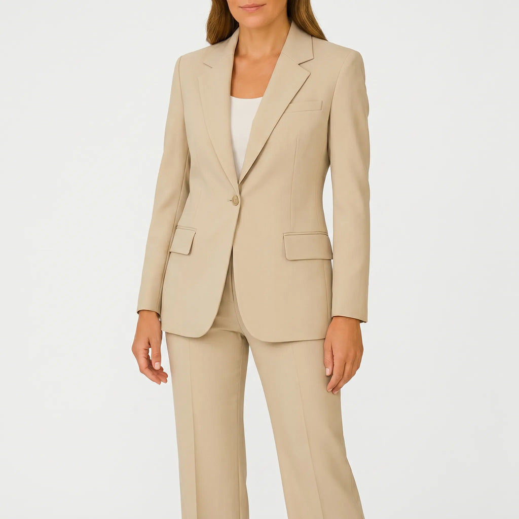 Sartox™ -  Tailored Women's Trouser Suit -  Office Wear