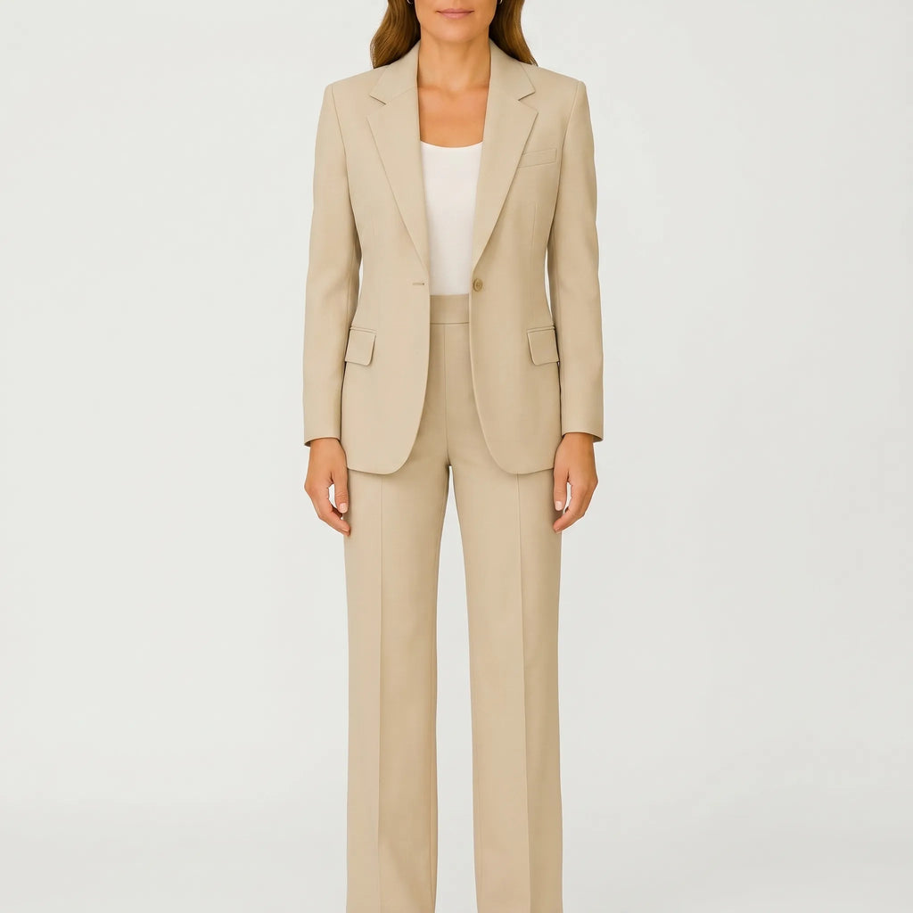 Sartox™ -  Tailored Women's Trouser Suit -  Office Wear