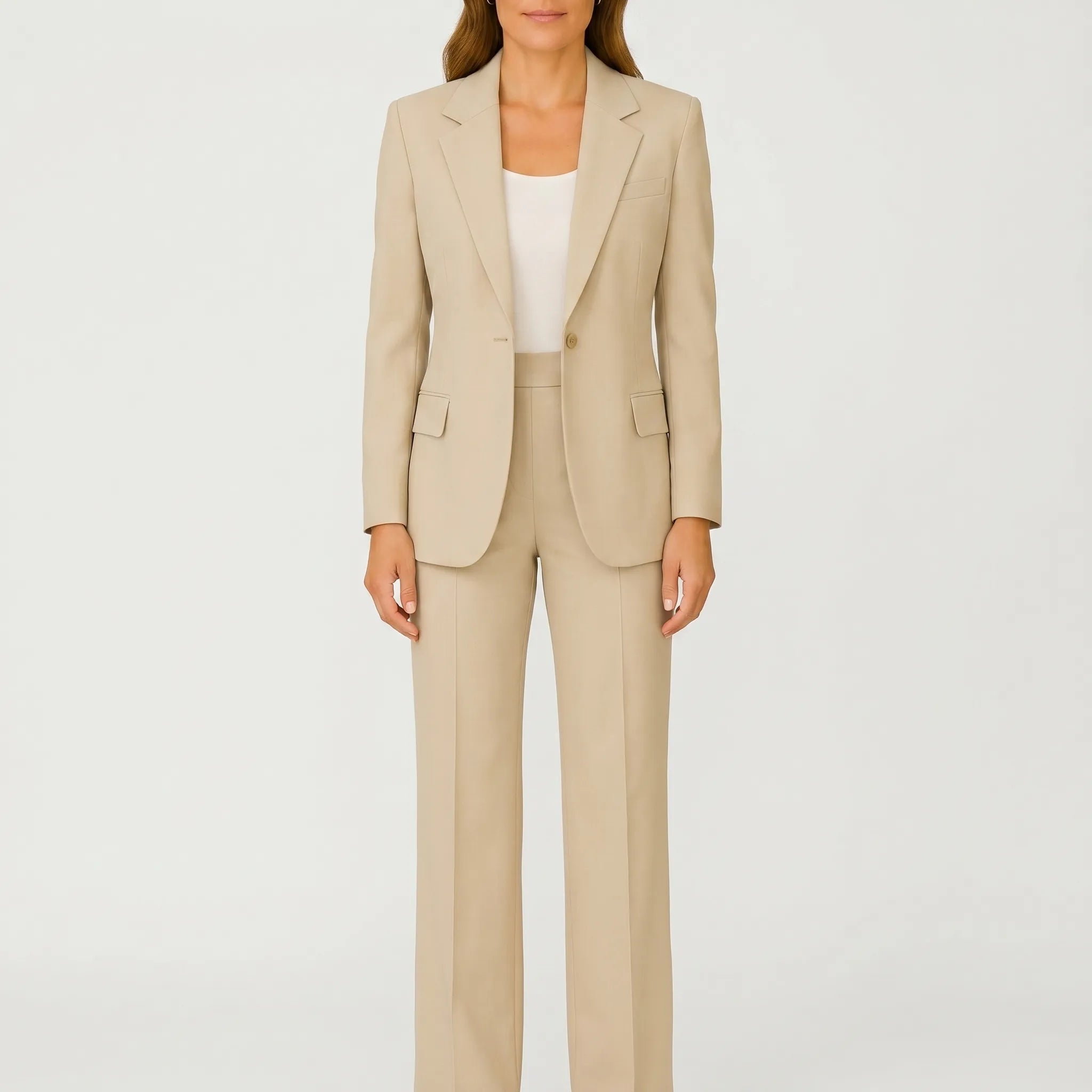 Sartox™ -  Tailored Women's Trouser Suit -  Office Wear