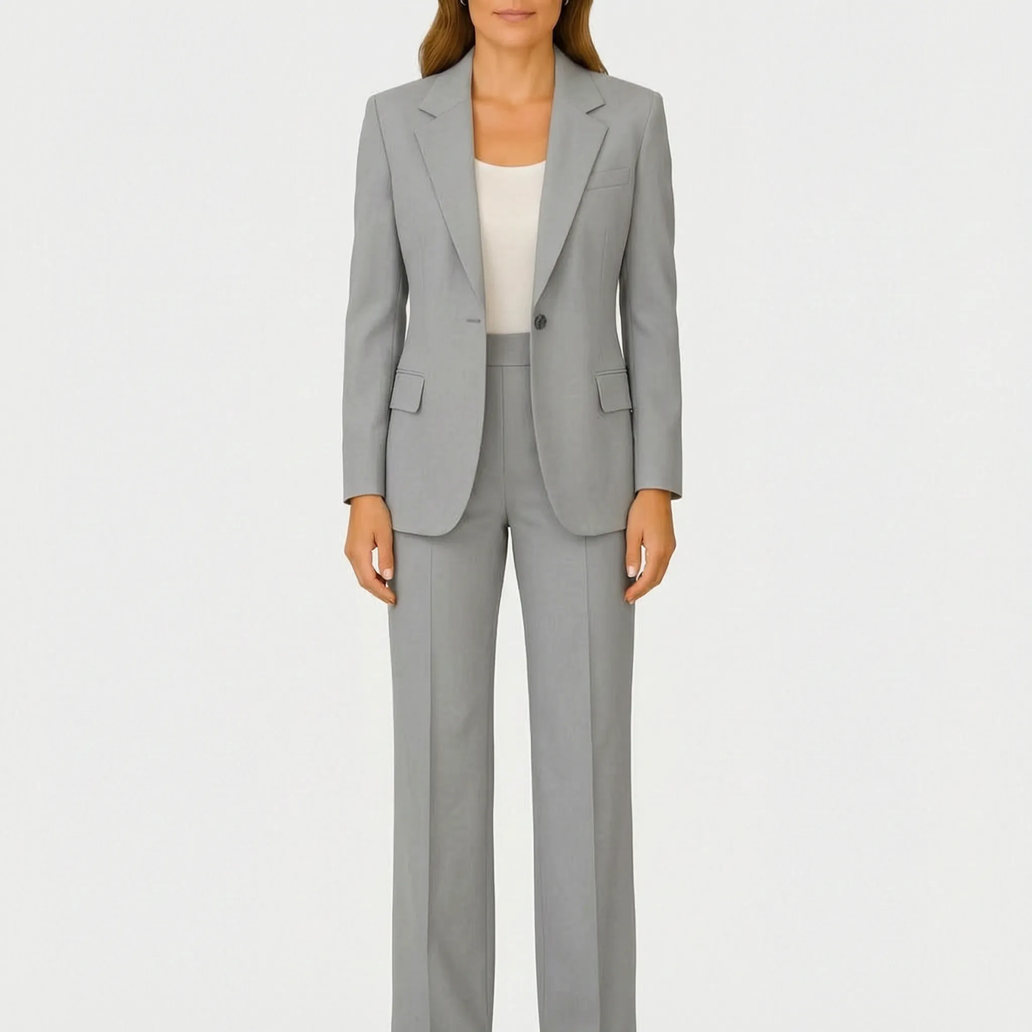 Sartox™ -  Tailored Women's Trouser Suit -  Office Wear