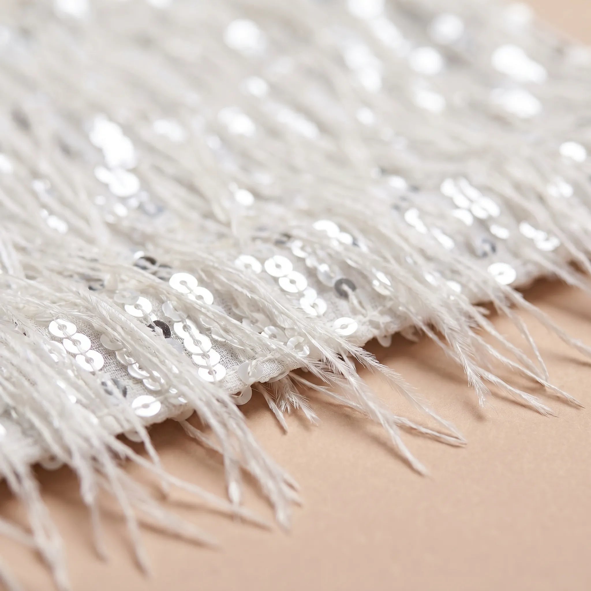 Shimmera™ -  Sleeveless Fringed Mini Dress -  Evening Parties