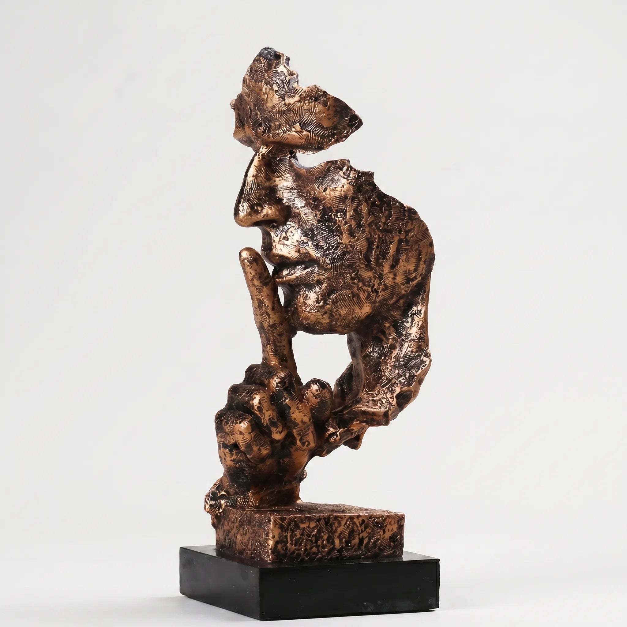 Silensia™ -  Abstract Face Sculpture -  Shelf Styling