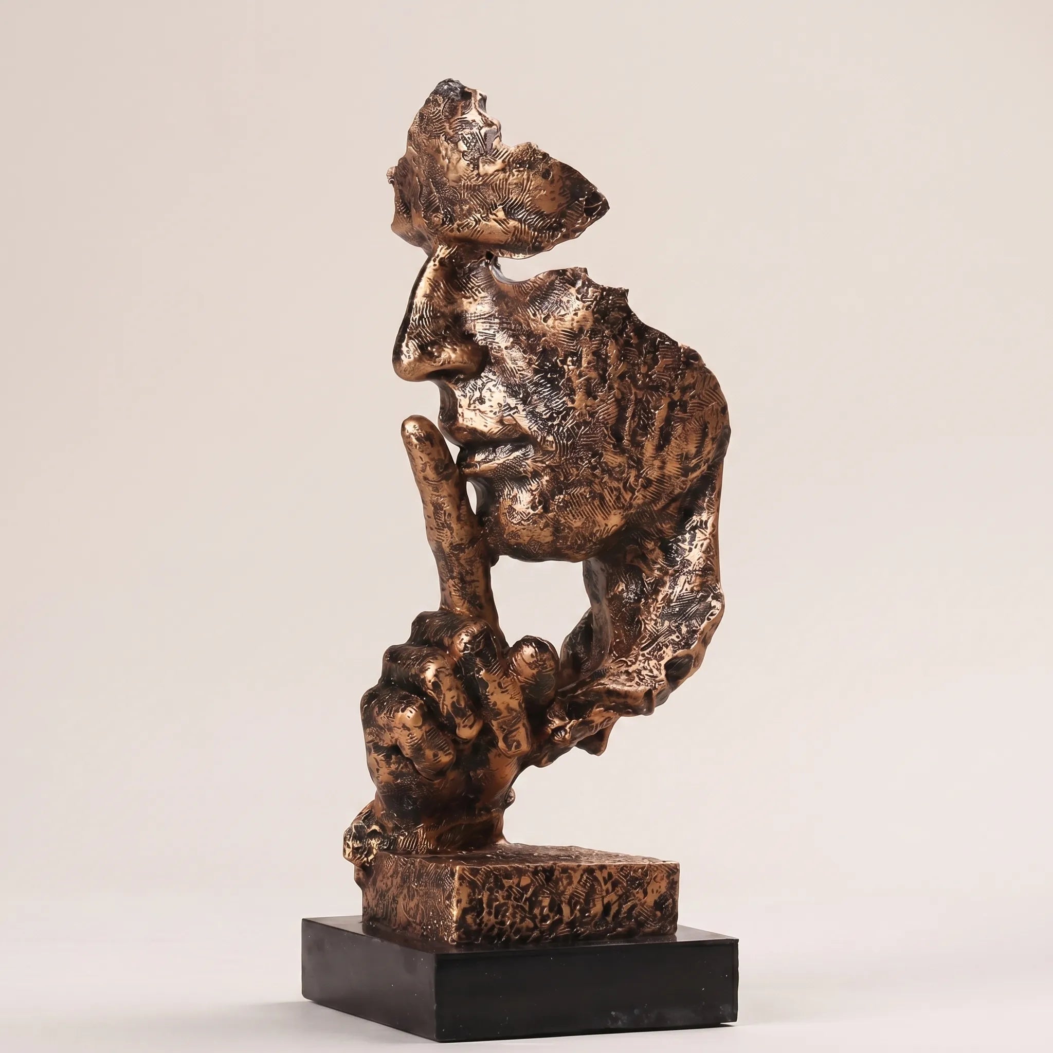 Silensia™ -  Abstract Face Sculpture -  Shelf Styling