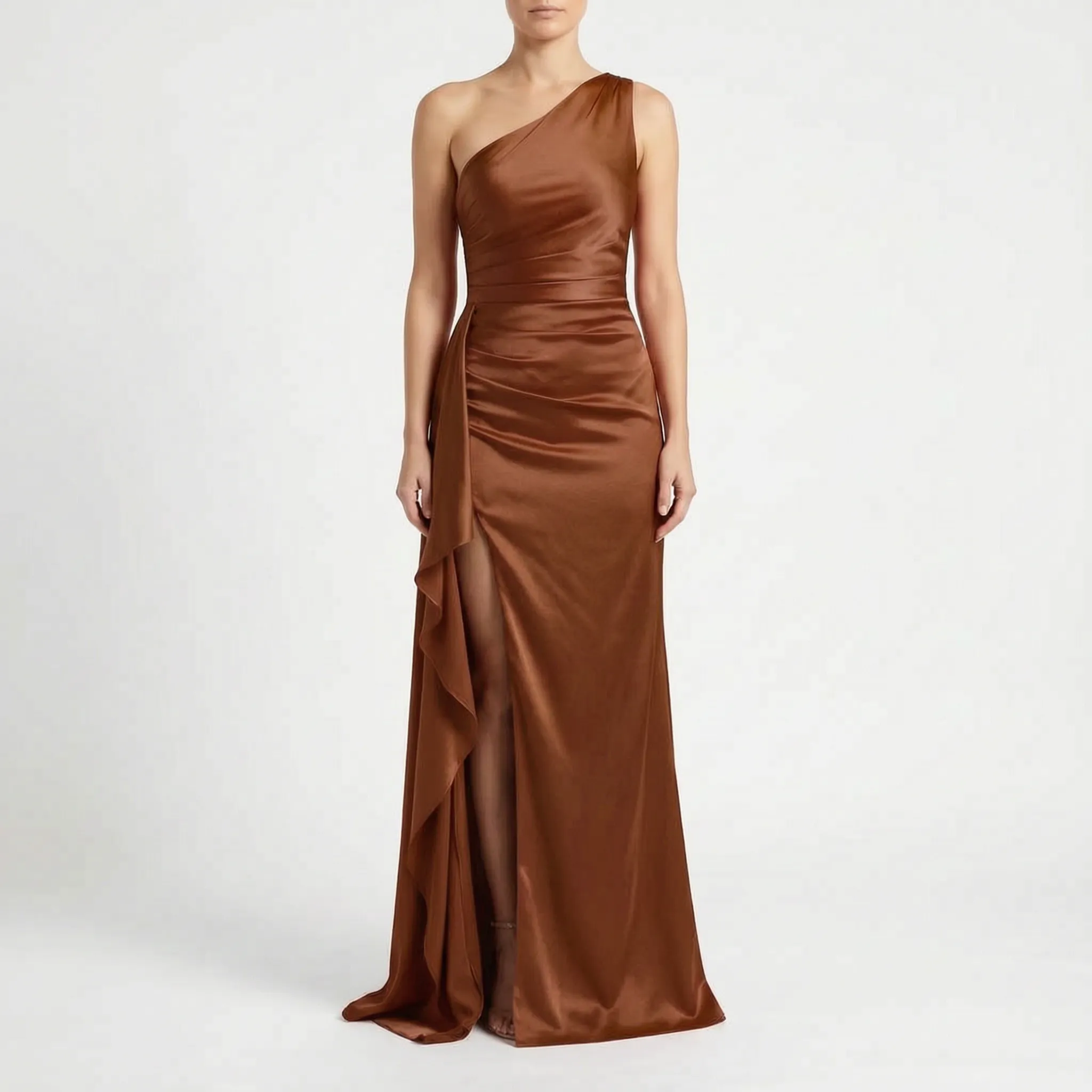 Sirelia™ -  Formal One-Shoulder Maxi Dress -  Formal Evening Events