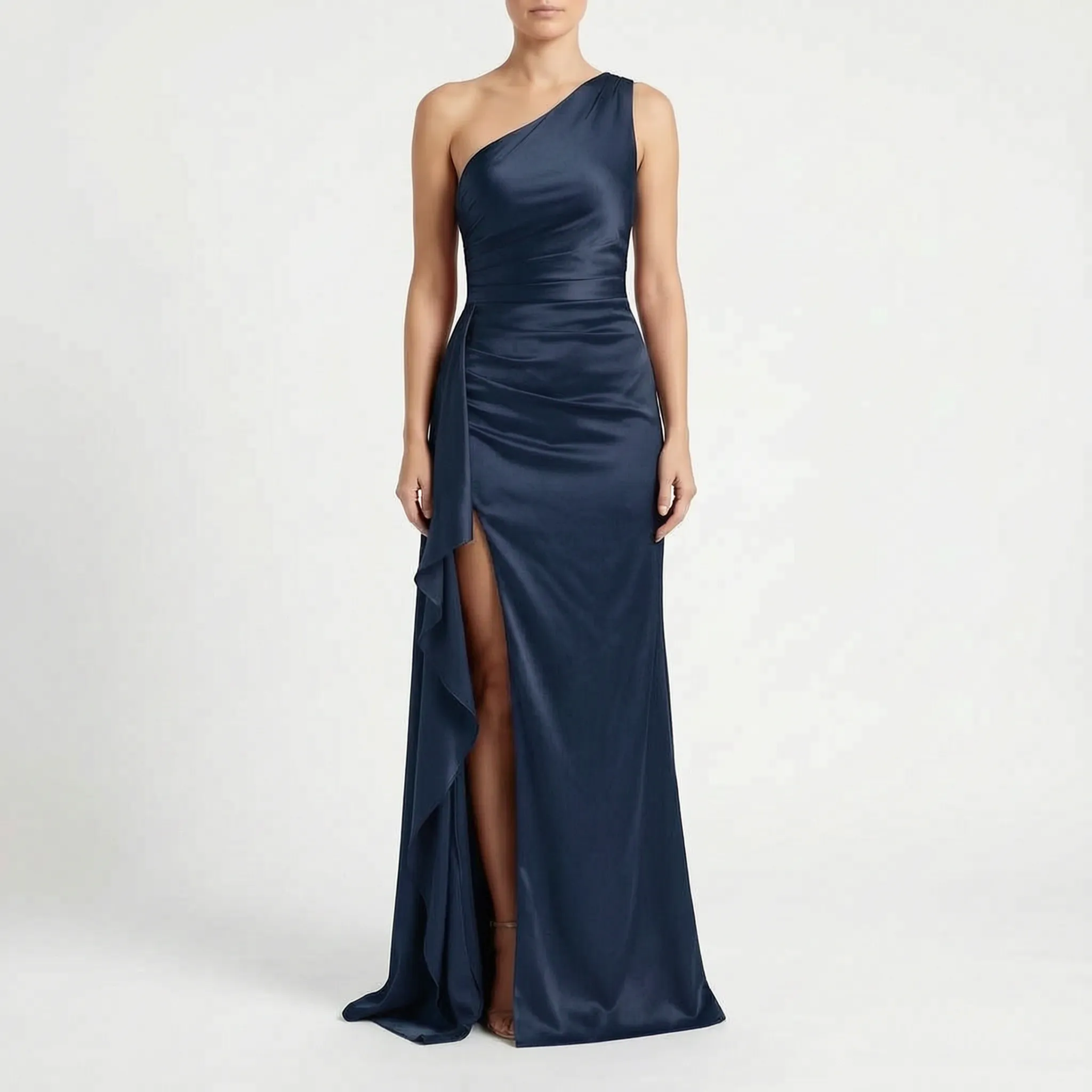 Sirelia™ -  Formal One-Shoulder Maxi Dress -  Formal Evening Events