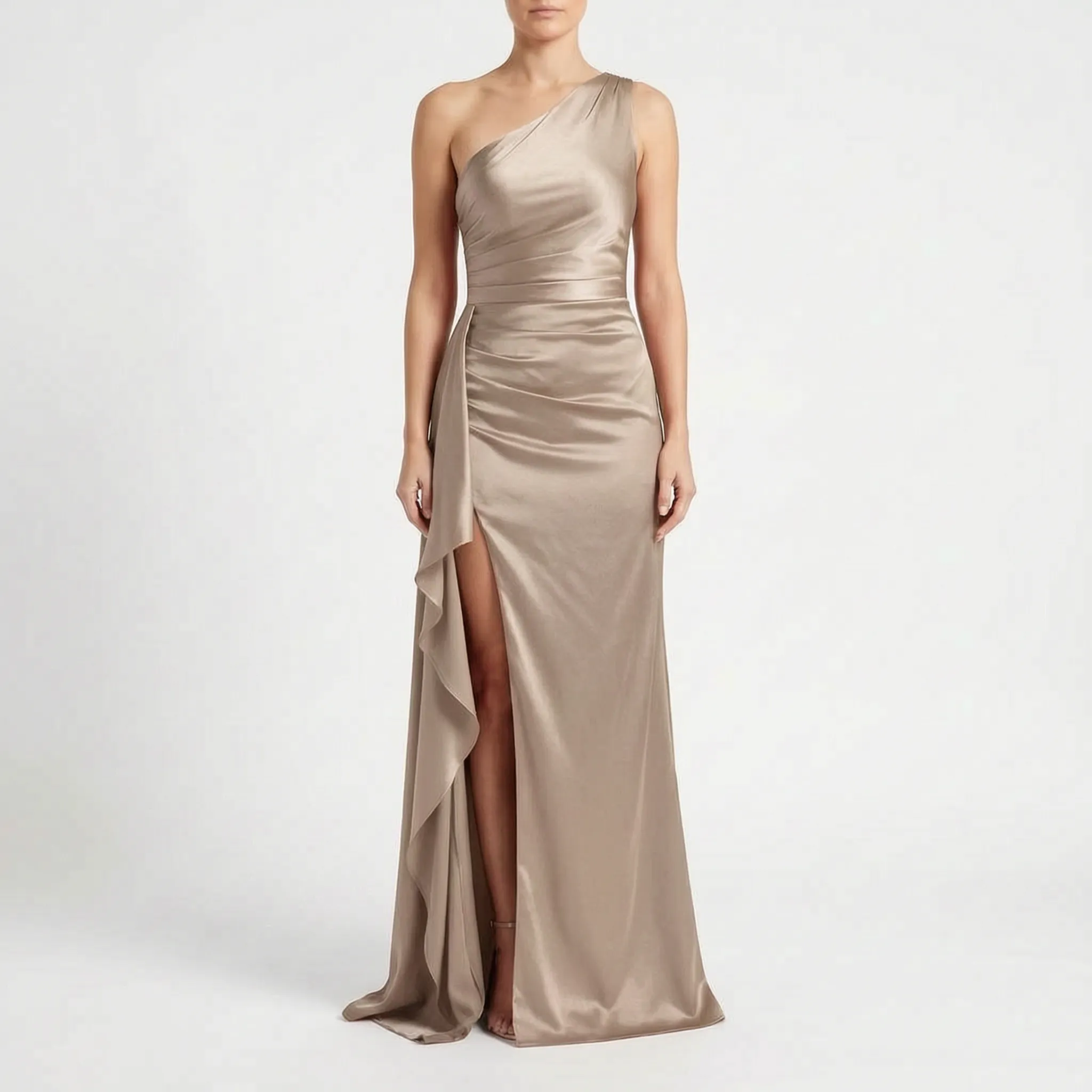 Sirelia™ -  Formal One-Shoulder Maxi Dress -  Formal Evening Events