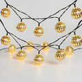 Solareve™ -  Moroccan Style String Lights -  Hanging On Fences