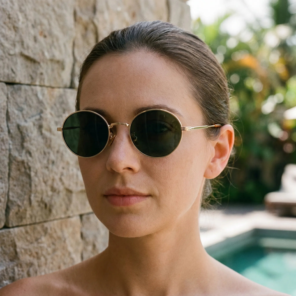 Solarix™ -  Round Vintage Style Sunglasses -  Reducing Bright Glare