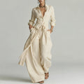 Solenna™ -  Wide-Leg Trouser Co-Ord Set -  Effortless Daytime Styling