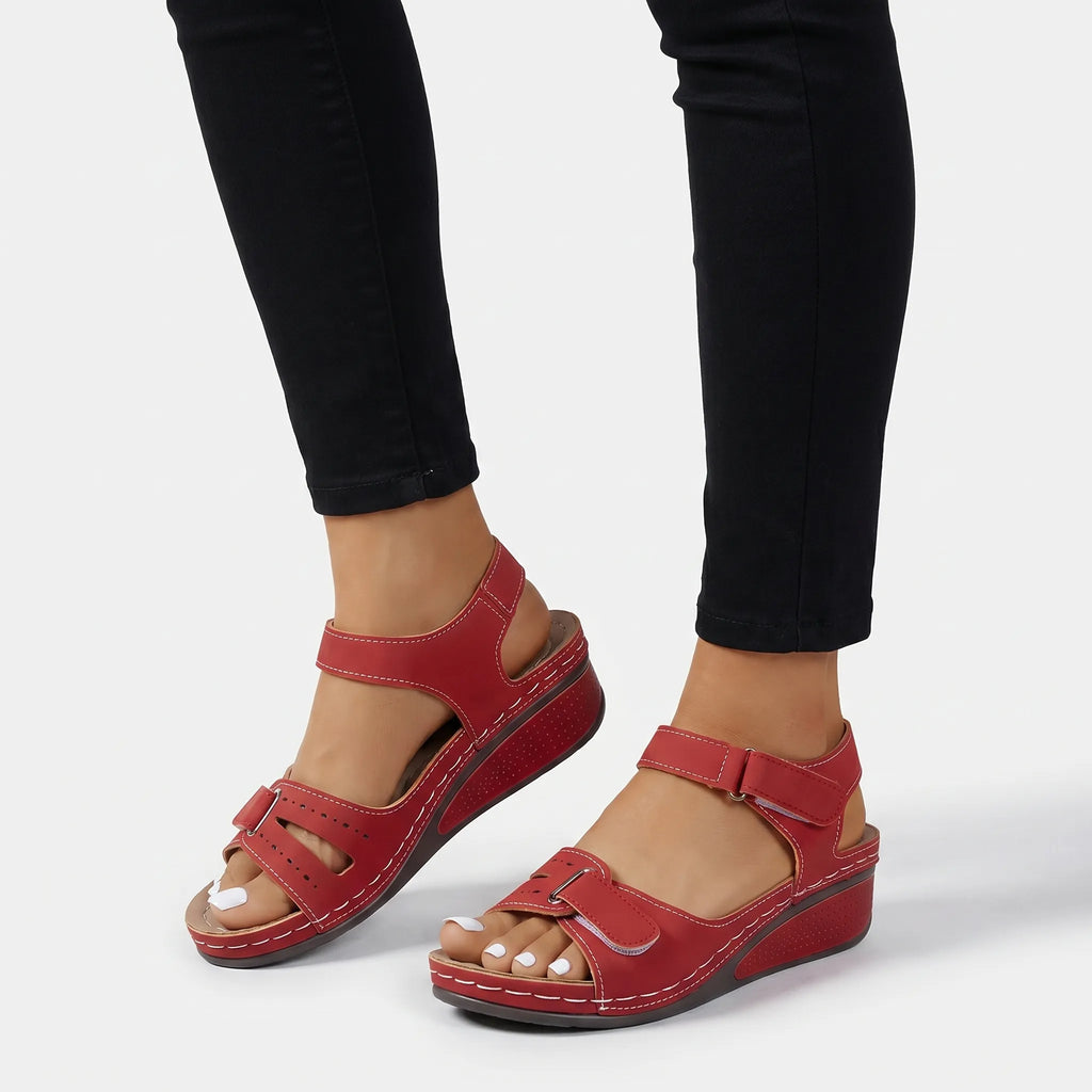 Solhaven™ -  Casual Adjustable Wedge Sandals -  Everyday Walking