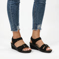 Solinta™ -  Women's Wedge Sandals -  Casual City Walking