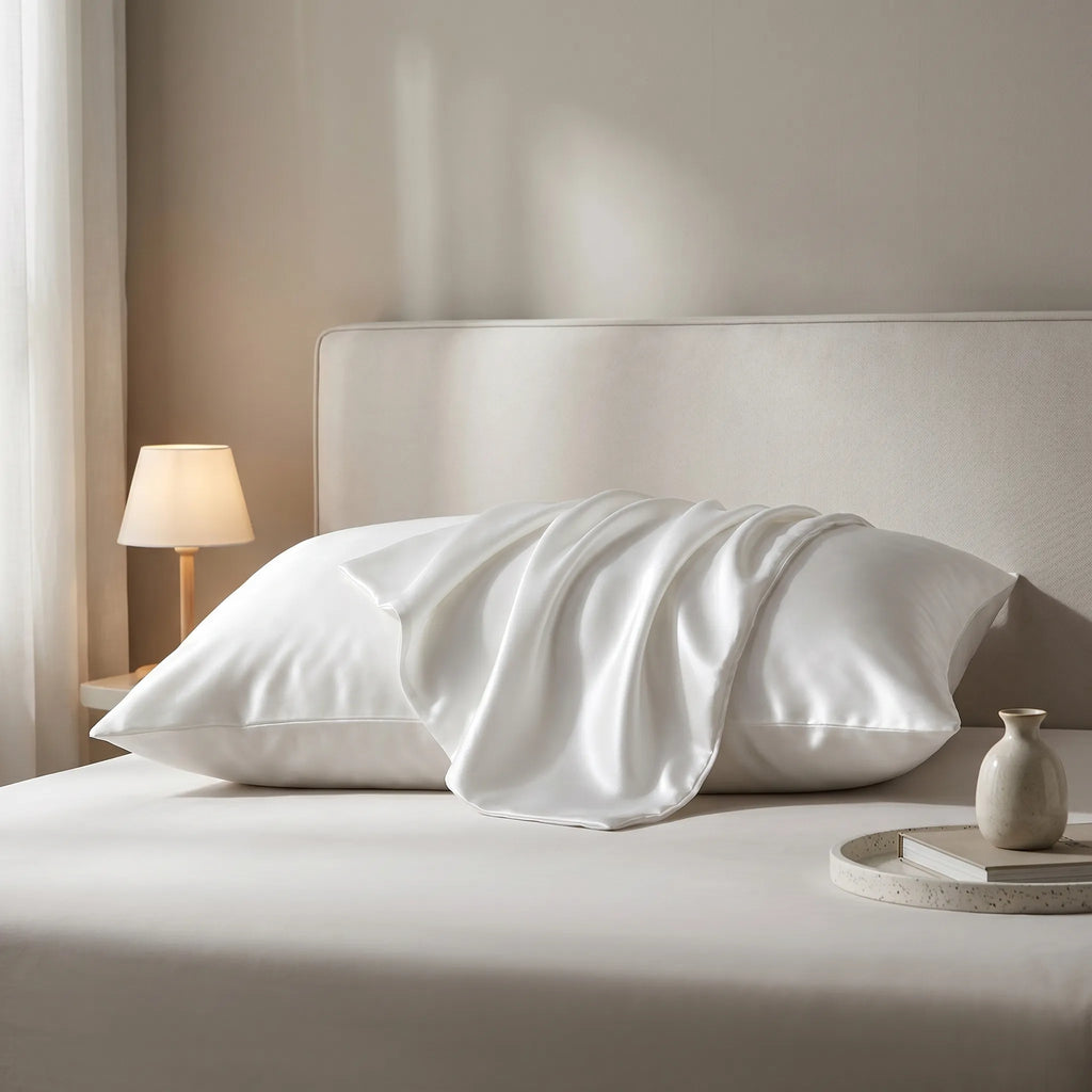 Somniq™ -  Smooth Lustrous Pillowcase -  Restful Nighttime Sleep