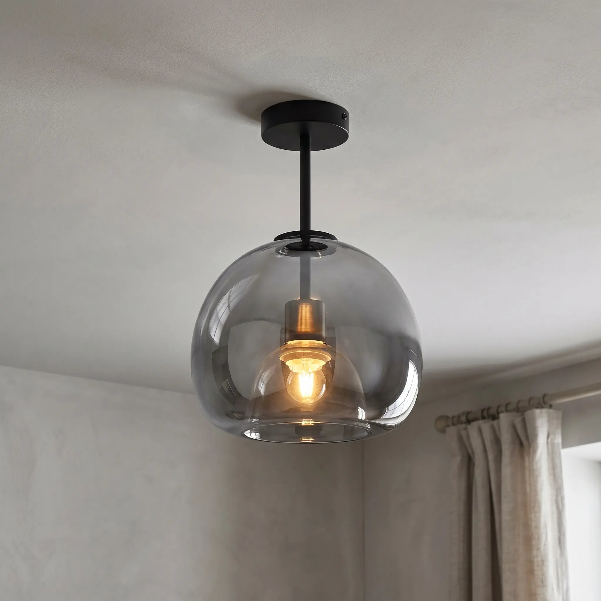 Spherina™ -  Semi-Flush Ceiling Light -  Illuminating Small Spaces
