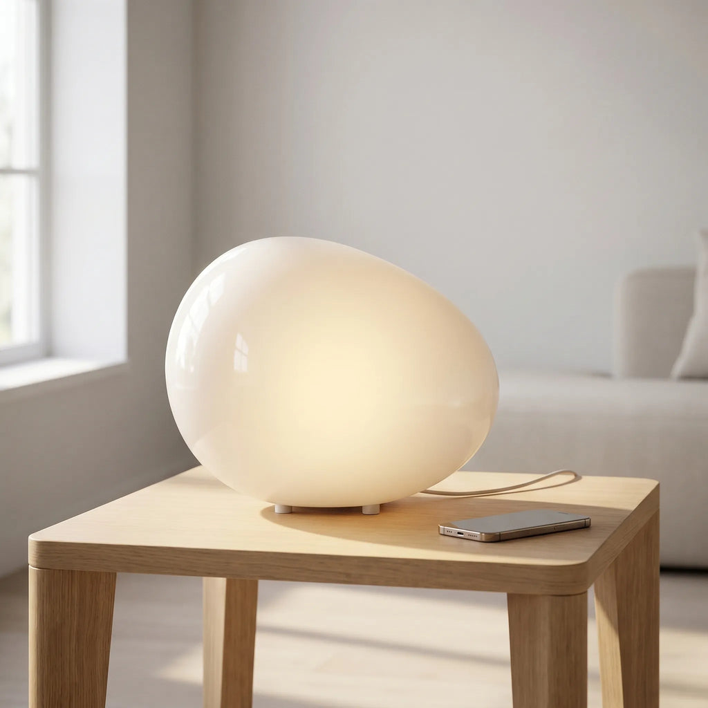 Stonika™ -  Stone Shaped Table Lamp -  Bedside Reading