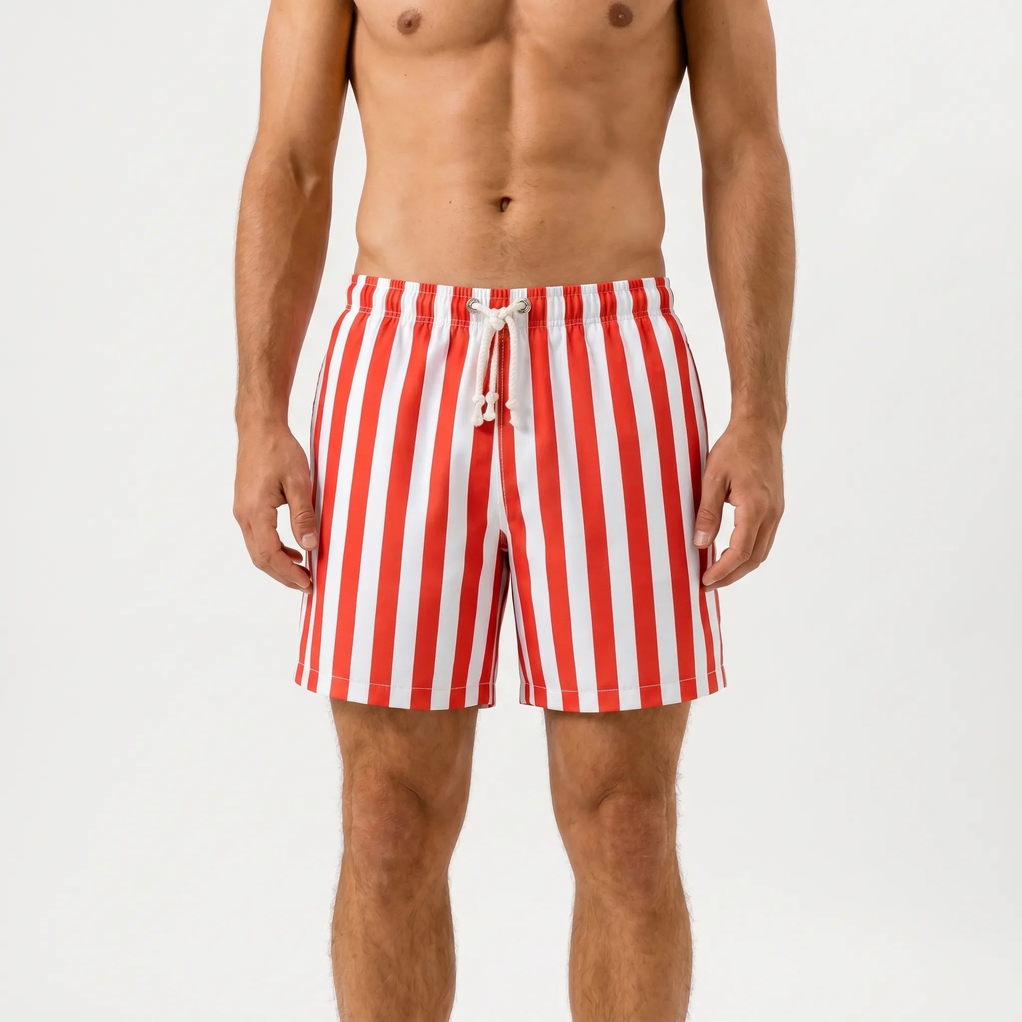 Strande™ -  Striped Men's Swim Shorts -  Swimming In Pools