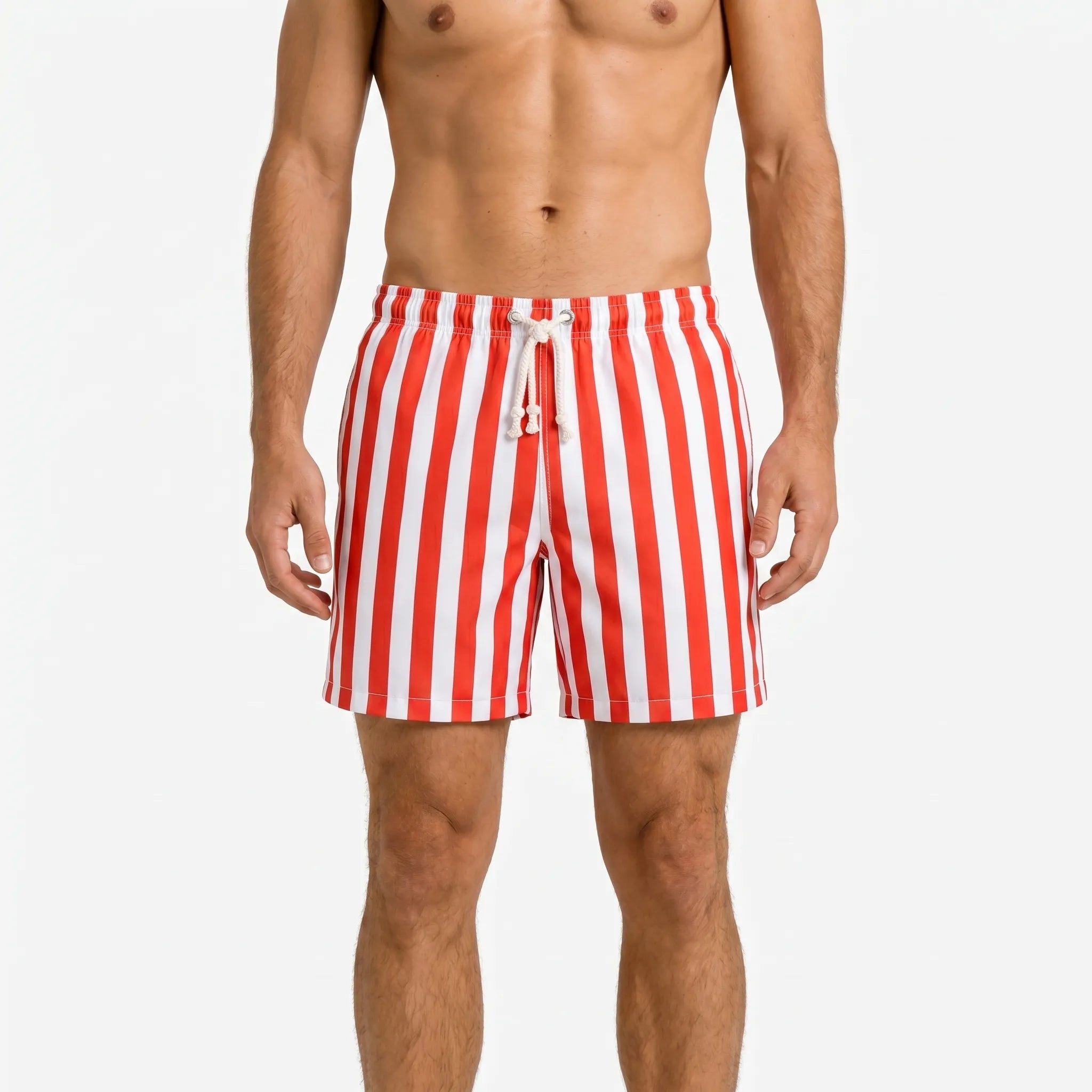 Strande™ -  Striped Men's Swim Shorts -  Swimming In Pools