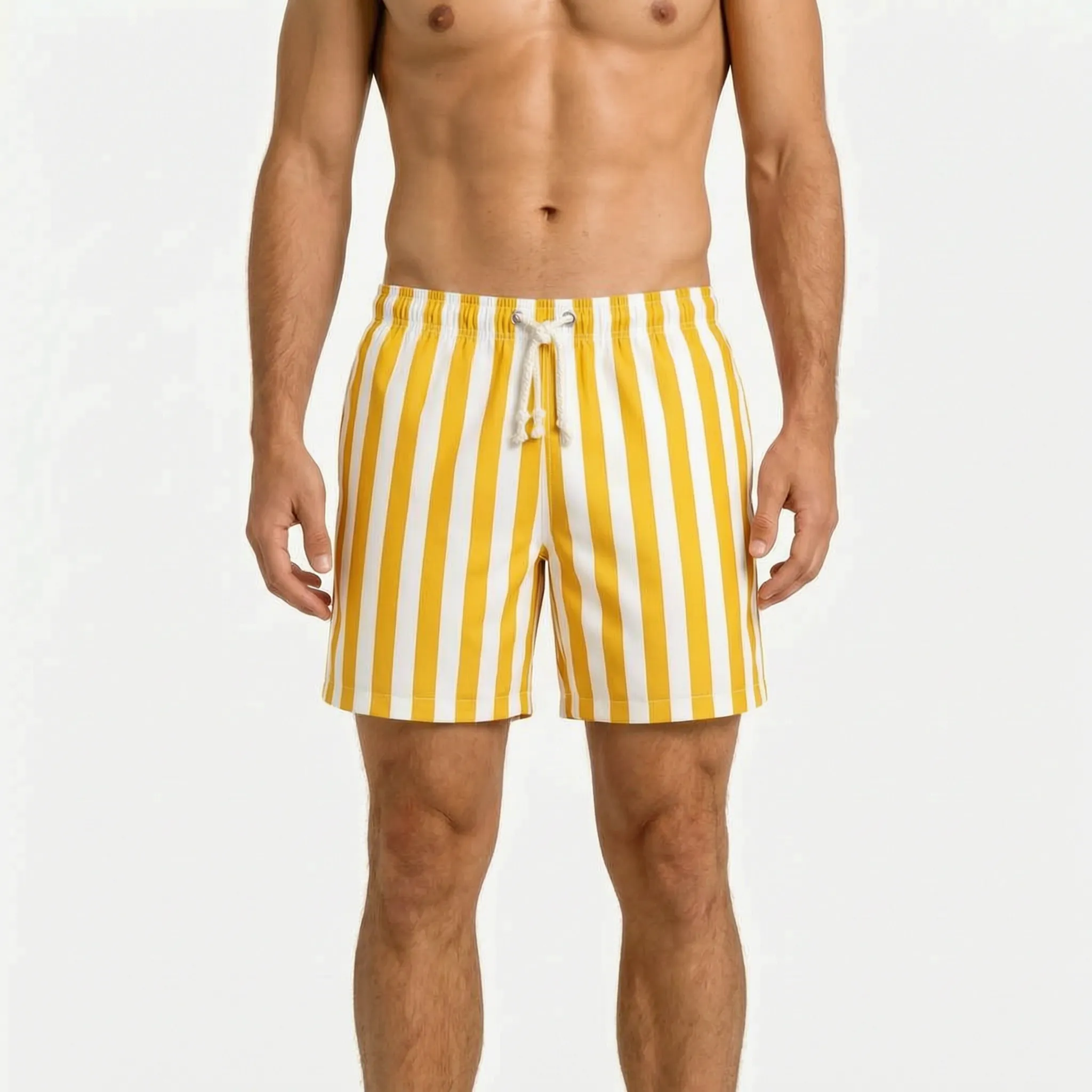 Strande™ -  Striped Men's Swim Shorts -  Swimming In Pools