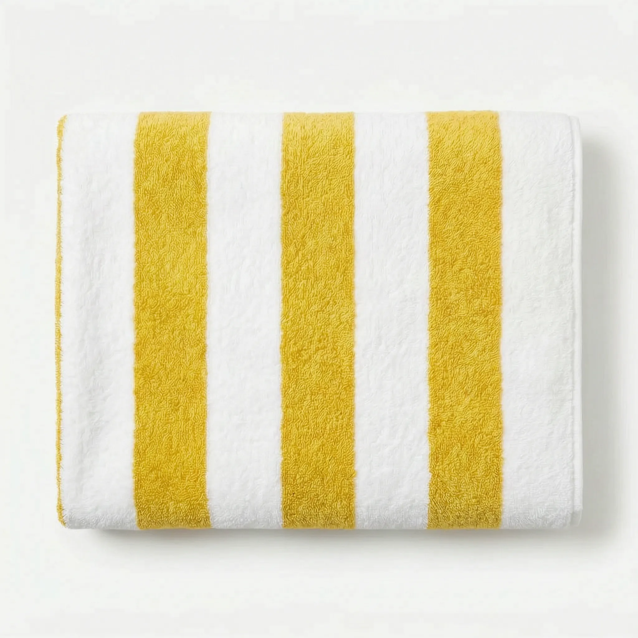 Stranze™ -  Classic Striped Beach Towel -  Drying Off After Swimming