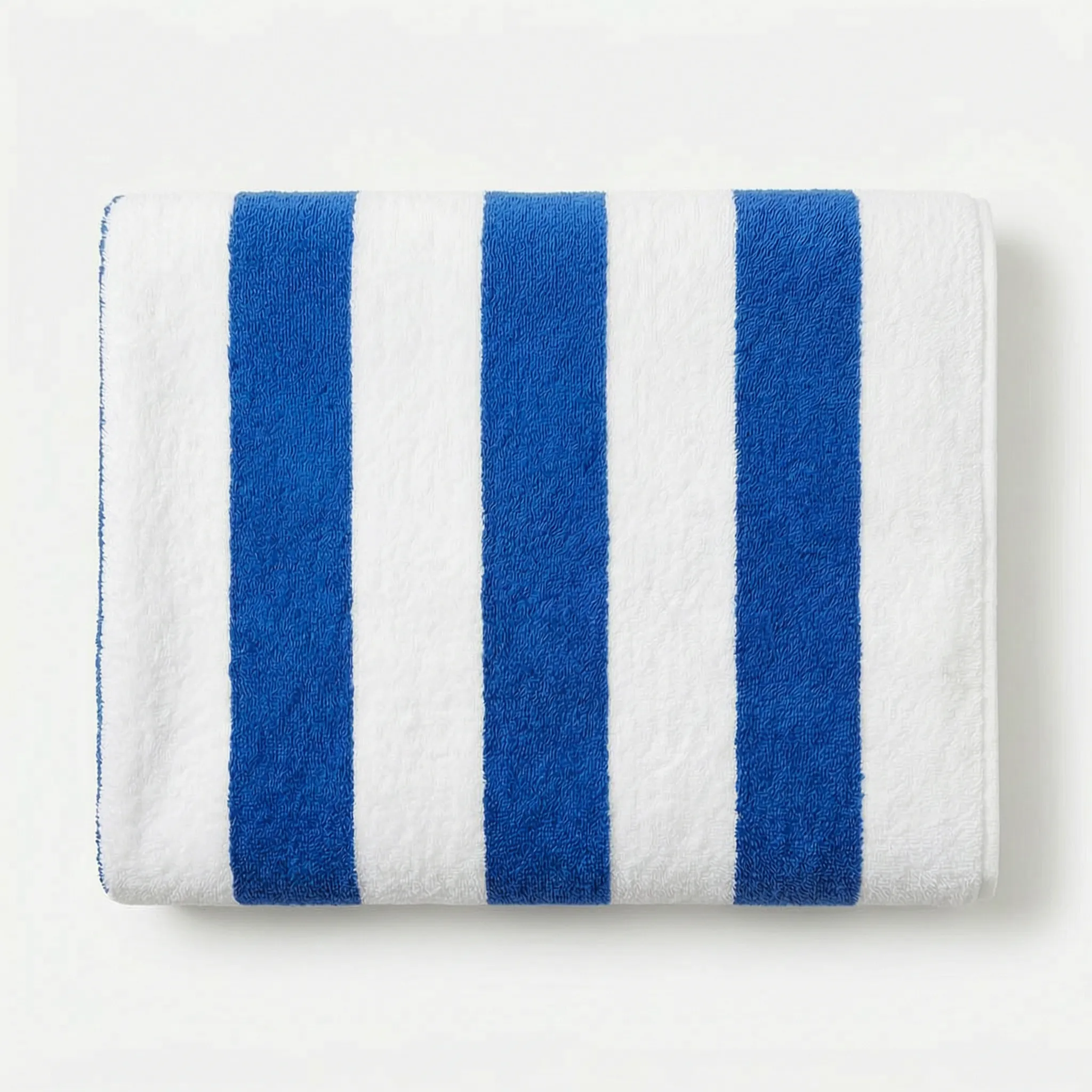 Stranze™ -  Classic Striped Beach Towel -  Drying Off After Swimming