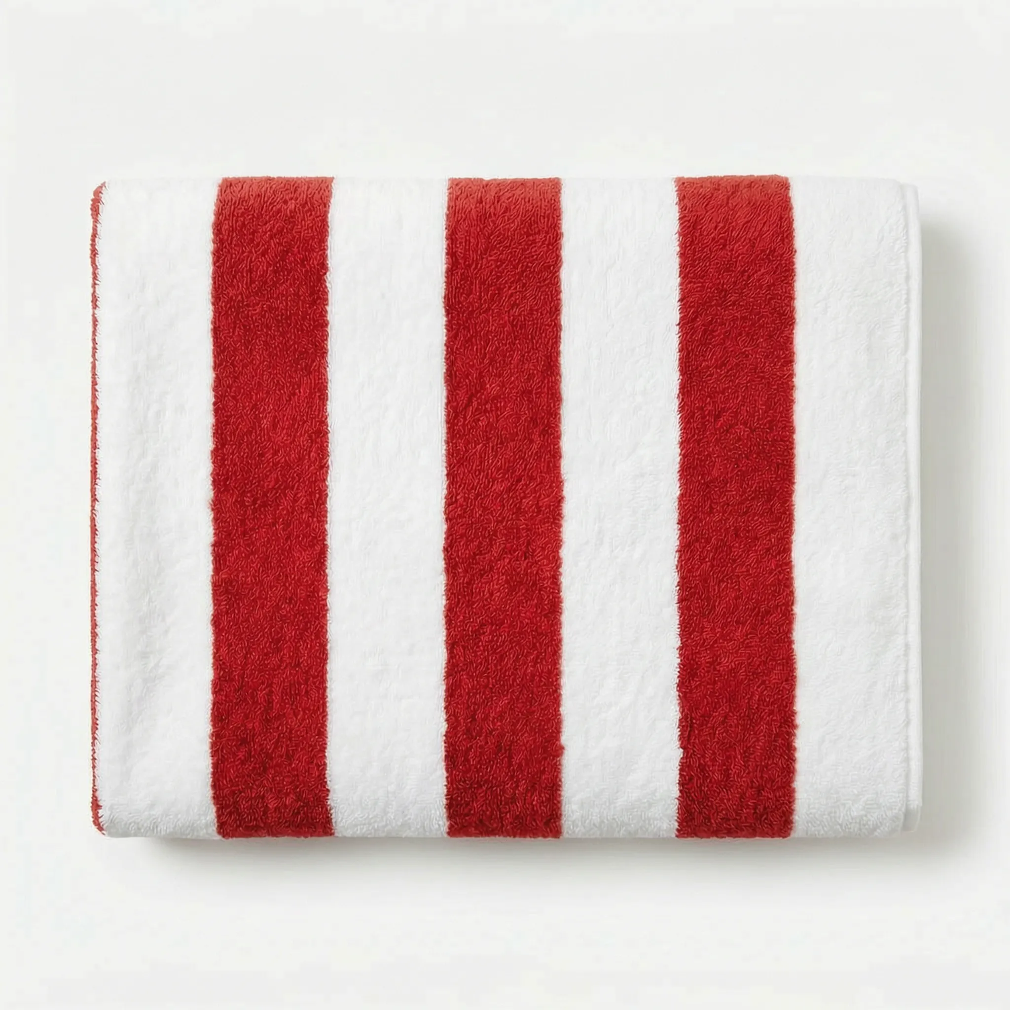 Stranze™ -  Classic Striped Beach Towel -  Drying Off After Swimming