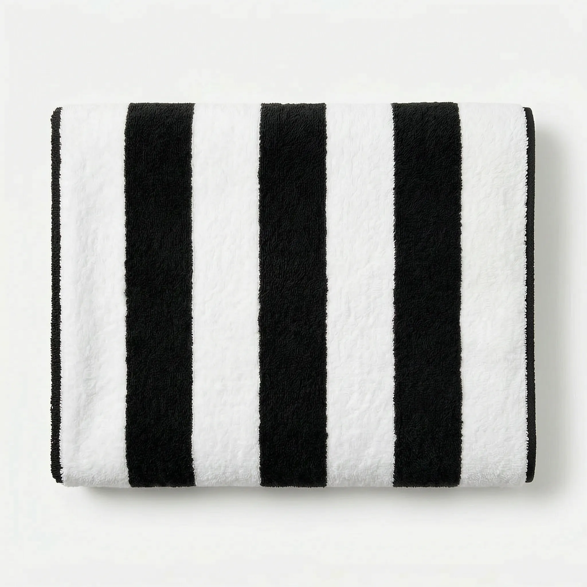 Stranze™ -  Classic Striped Beach Towel -  Drying Off After Swimming