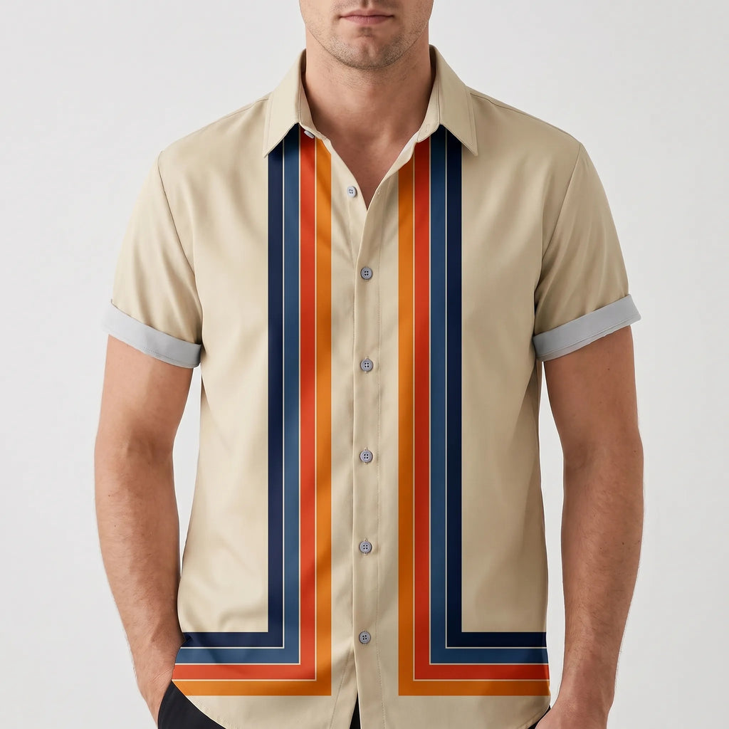 Striox™ -  Men's Short Sleeve Shirt -  Holiday Wear