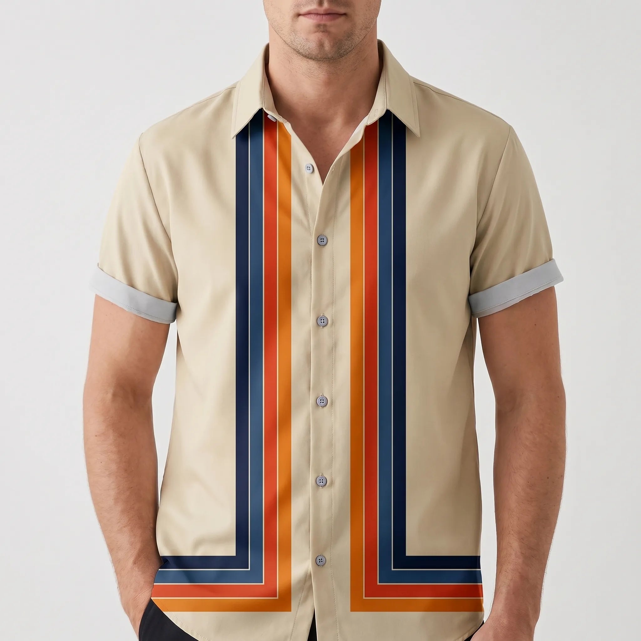 Striox™ -  Men's Short Sleeve Shirt -  Holiday Wear